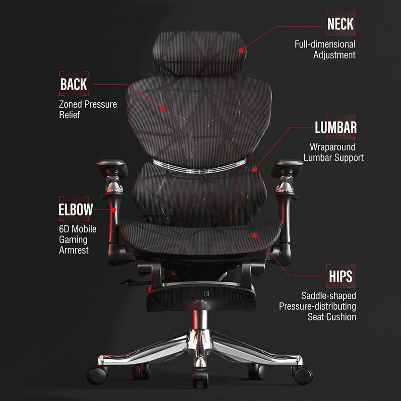 Adjustable Armrest Fabric Gaming Chair factory