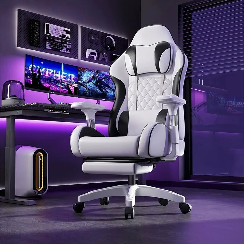 Adjustable-Armrest Leather Gaming Chair best