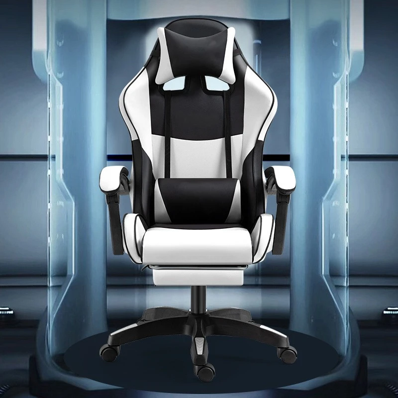 Footrest Leather Gaming Chair factory