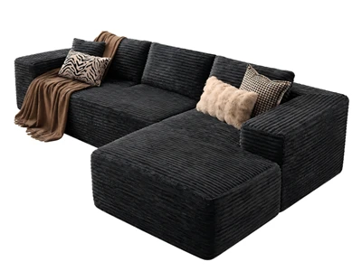 L-shaped Fabric Functional Sofa