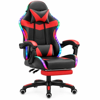 LED Leather Gaming Chair