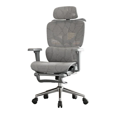 Plastic Footrest Grid Office Chair
