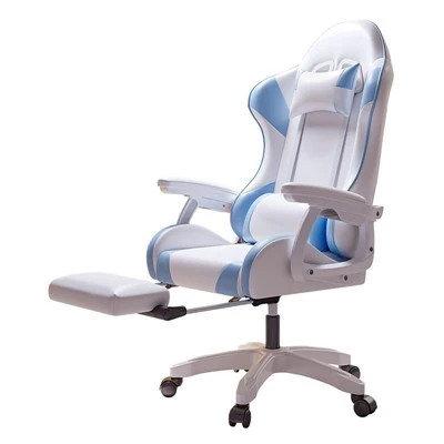 Tech-style Fabric Gaming Chair
