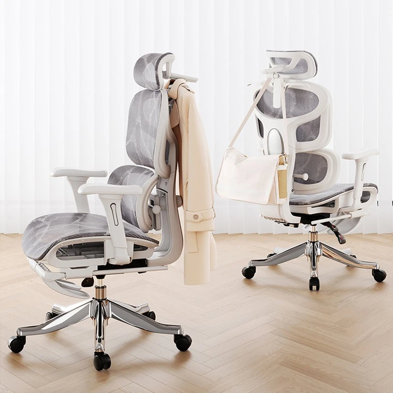 Plastic Footrest Grid Office Chair manufacturers