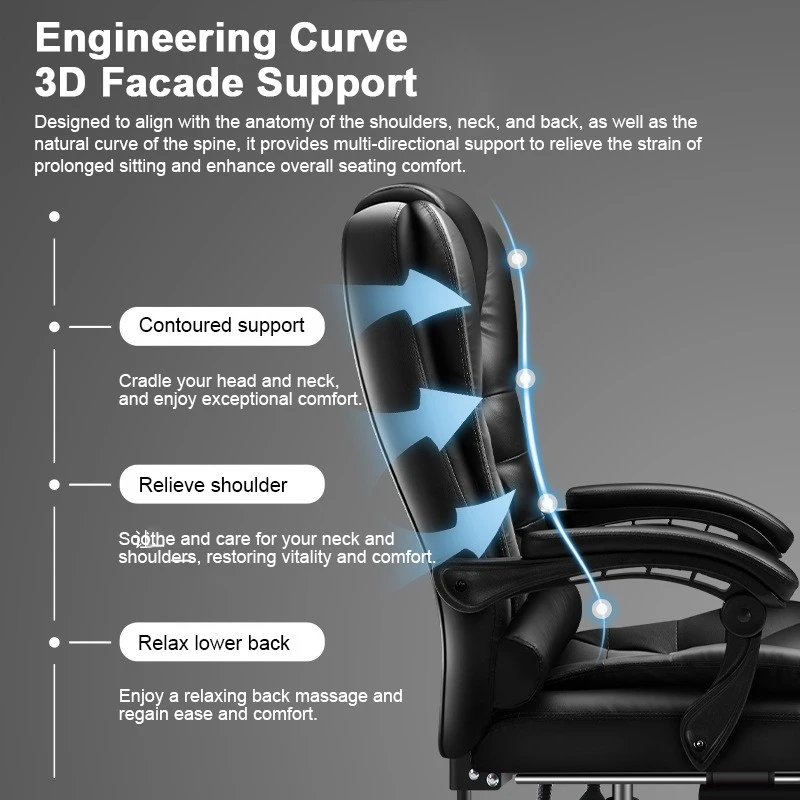 Reclining Leather Office Chair high quality