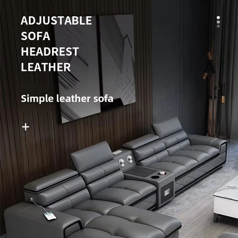 Senior Leather Functional Sofa factory