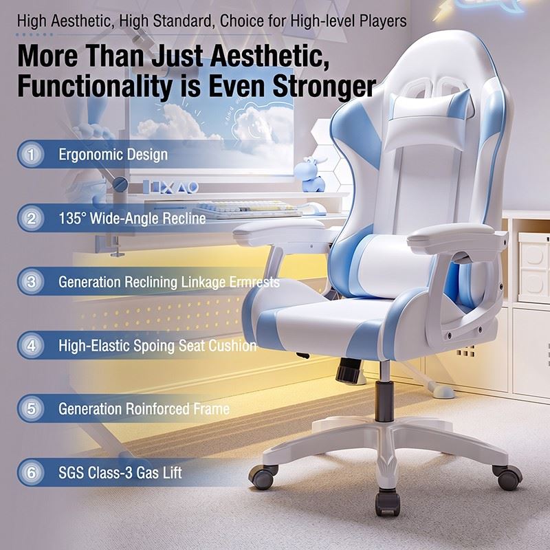 Tech-style Fabric Gaming Chair price
