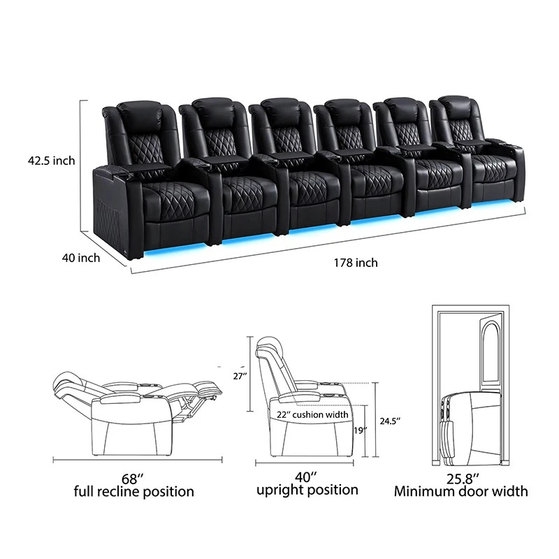 Zero Gravity Leather Function Sofa suppliers